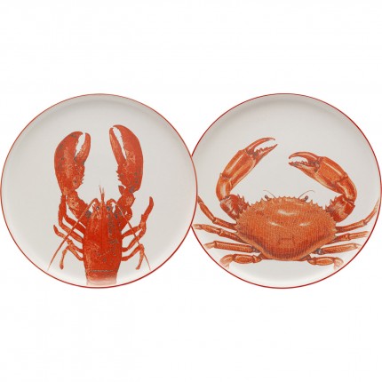 Plates shellfish Ø27cm set de 8 Kare Design