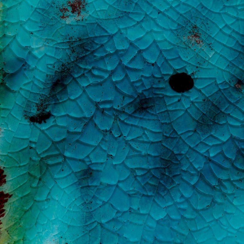 Blauwe steengoed schaal - Ari - Kare Design