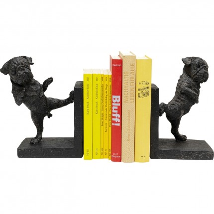 Bookend black dogs (2/Set) Kare Design
