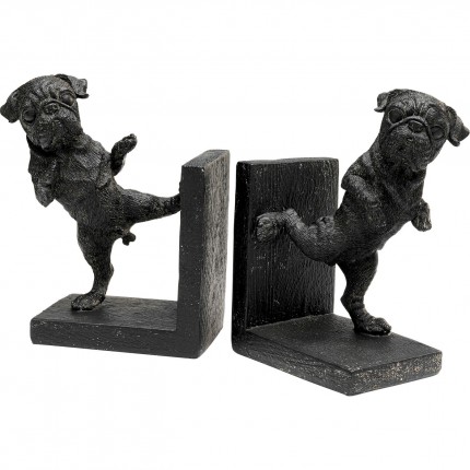Bookend black dogs (2/Set) Kare Design