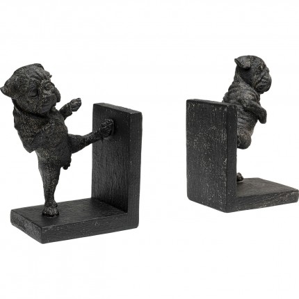 Bookend black dogs (2/Set) Kare Design