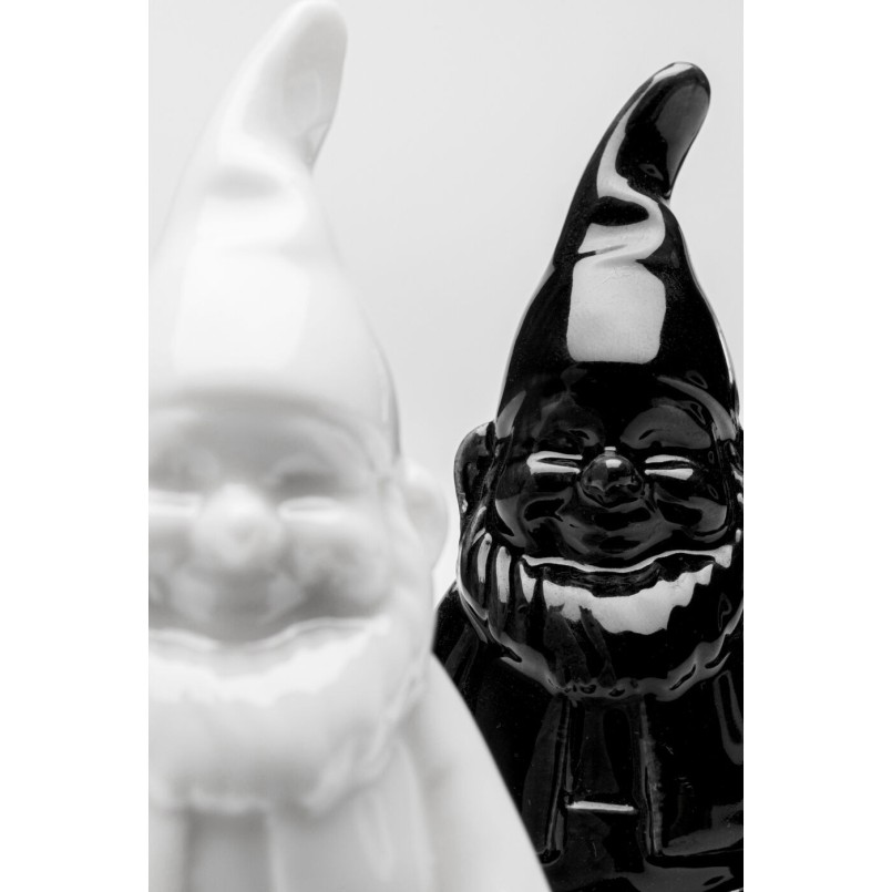Set sel et poivre Gnome noir-blanc (2/Set)