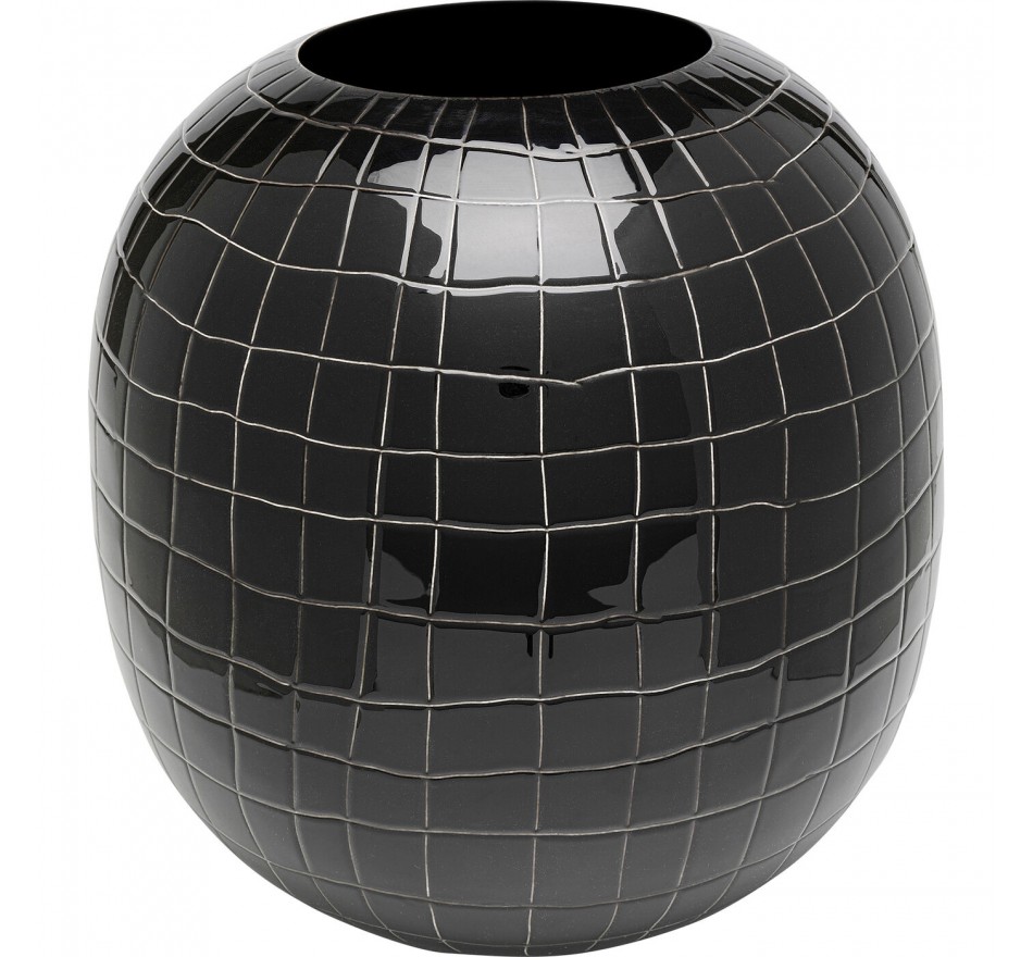 Vaas Mesh zwart 26cm Kare Design Vaas Mesh zwart 26cm Kare Design