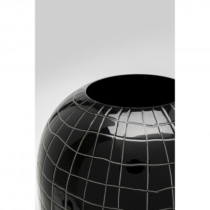 Vaas Mesh zwart 26cm Kare Design