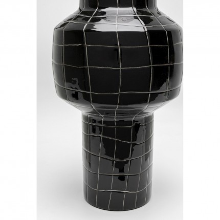 Vaas Mesh zwart 42cm Kare Design