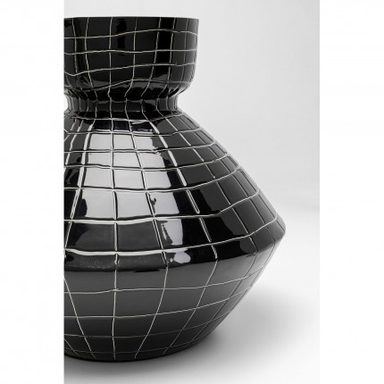 Vaas Mesh zwart 29cm Kare Design