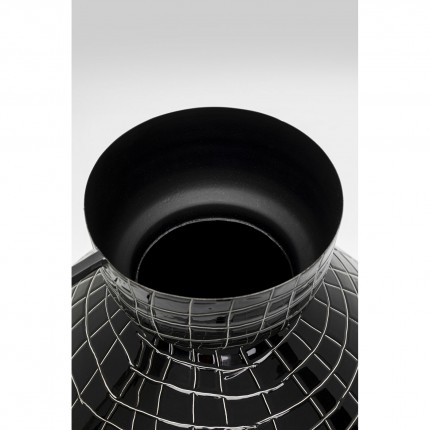 Vaas Mesh zwart 29cm Kare Design