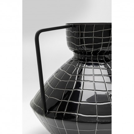 Vaas Mesh zwart 29cm Kare Design
