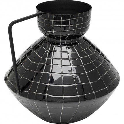 Vaas Mesh zwart 29cm Kare Design