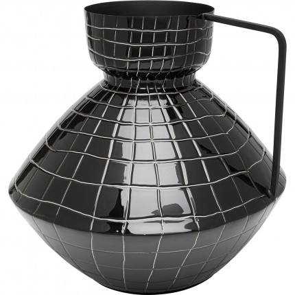 Vaas Mesh zwart 29cm Kare Design