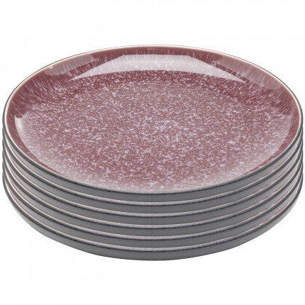 Plates Alissa Ø22cm (6/set) Kare Design