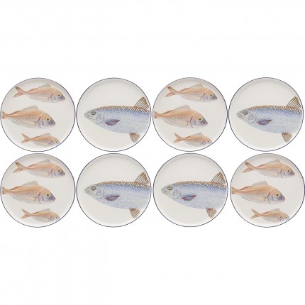 Plates fish Ø27cm (8/set) Kare Design