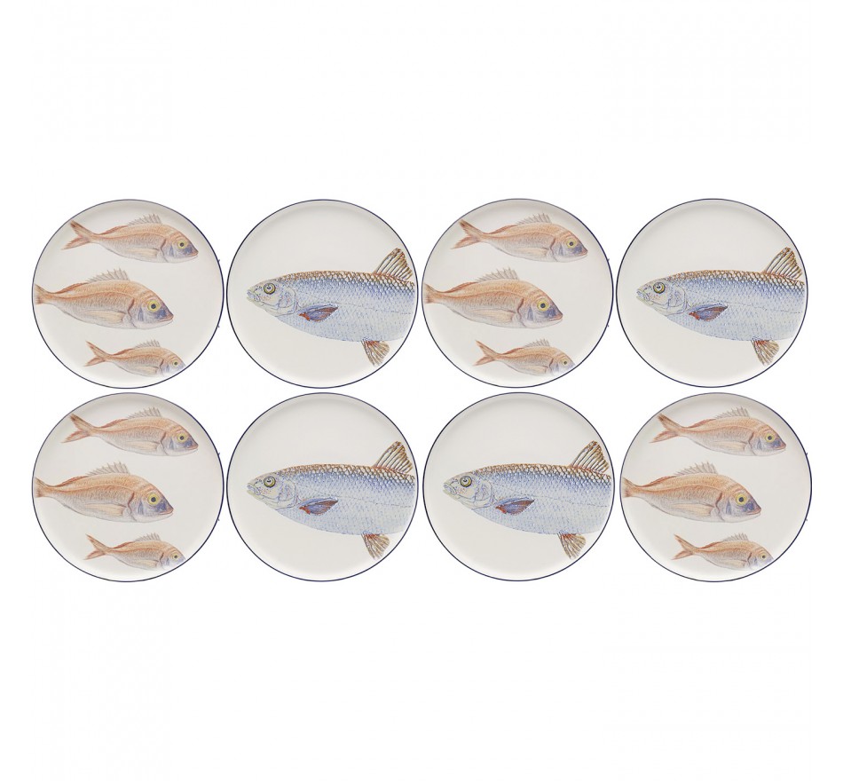 Plate fish Ø27cm (8/set) Kare Design Plate fish Ø27cm (8/set) Kare Design