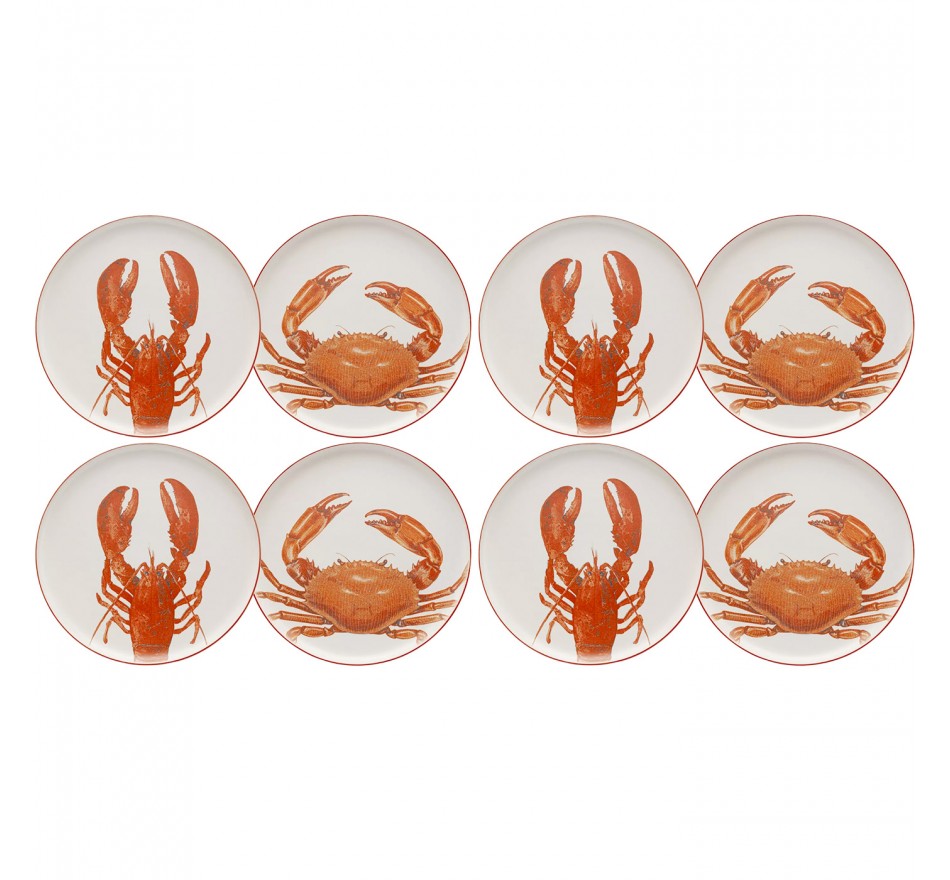 Borden schelpdieren Ø27cm (8/set) Kare Design Borden schelpdieren Ø27cm (8/set) Kare Design