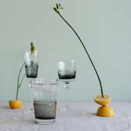 Wine Glass Mimi grey (4/set) Kare Design