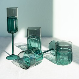 Champagneglazen Duetto (6/set) Kare Design