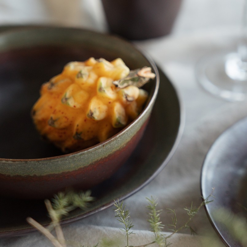 Purple earthenware bowls - Hermosa - Kare Design