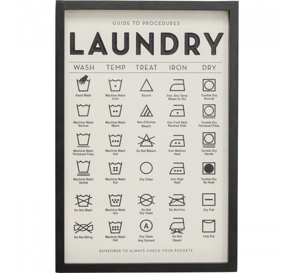 Schilderij Laundry 41x61cm Kare Design Schilderij Laundry 41x61cm Kare Design