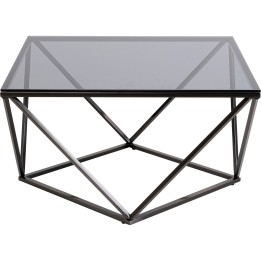 Salontafel Cristallo 80x80cm graphite Kare Design