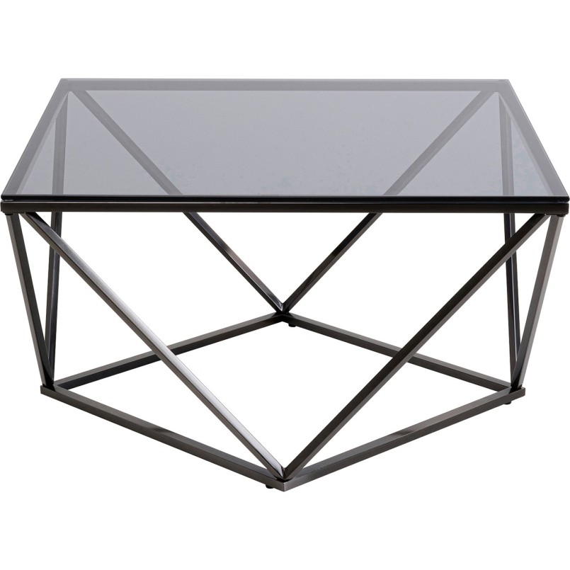 Salontafel Cristallo 80x80cm graphite Kare Design