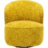 Draaifauteuil Ellie geel Kare Design
