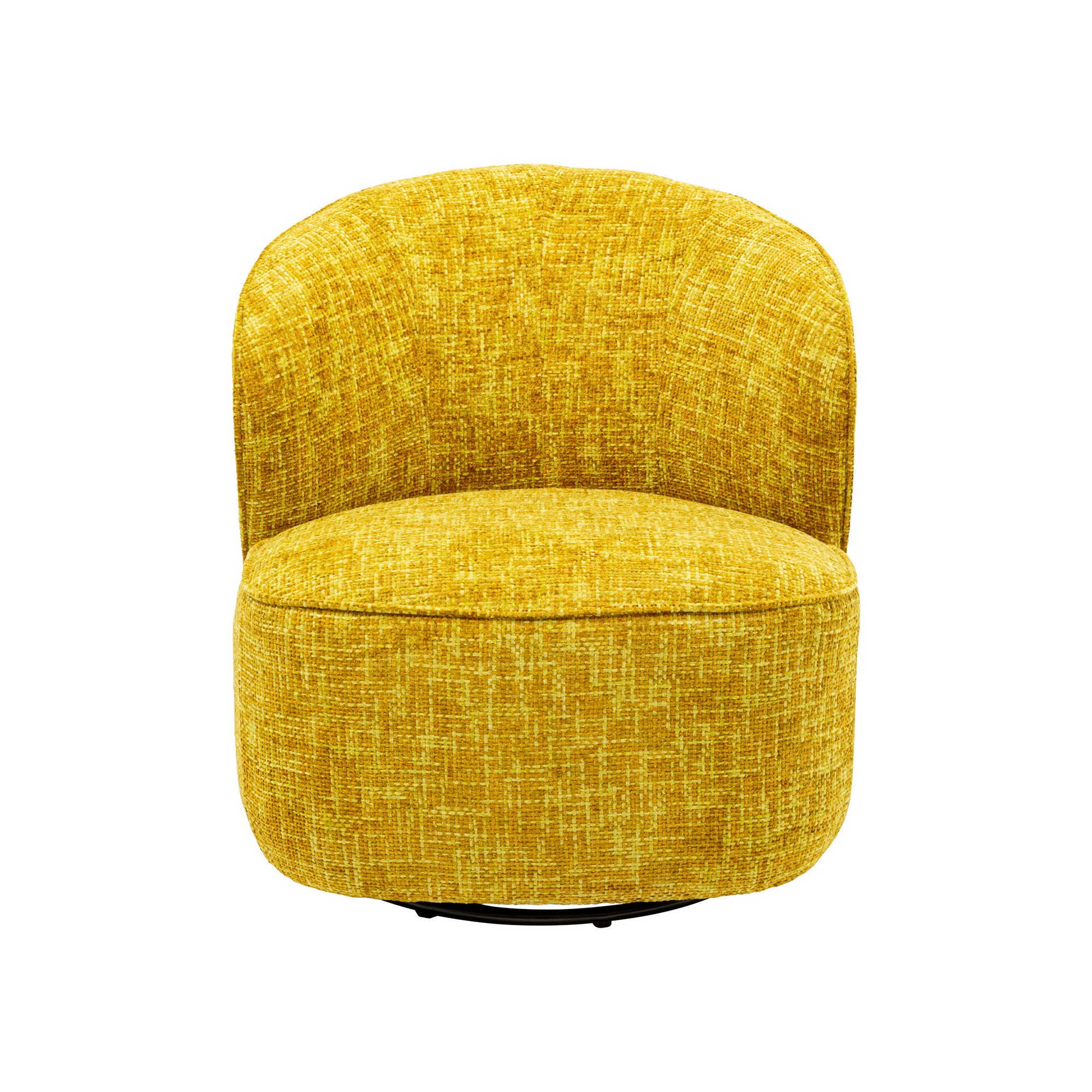 Draaifauteuil Ellie geel Kare Design