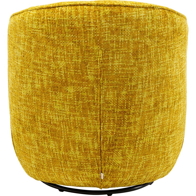 Draaifauteuil Ellie geel Kare Design