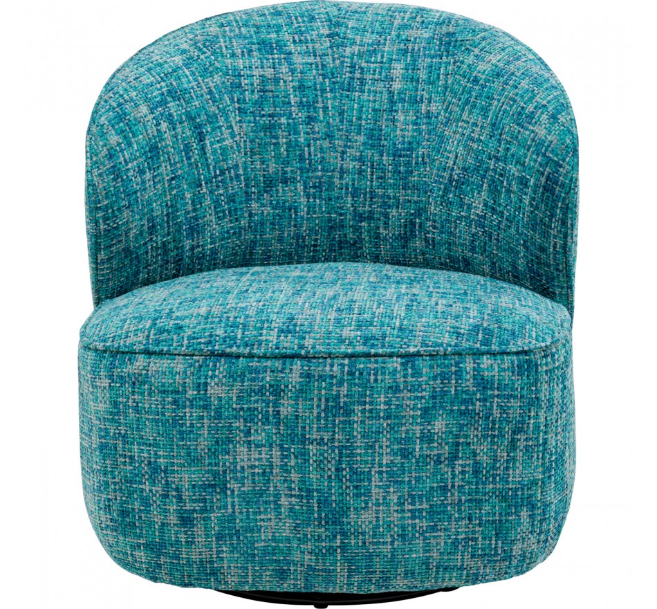 Swivel Armchair Ellie light blue Kare Design Swivel Armchair Ellie light blue Kare Design