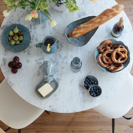 Vaas Mina handgrepen blauw Kare Design