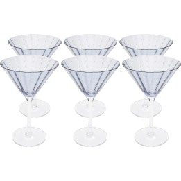 Cocktail glass Clue (6/set) Kare Design