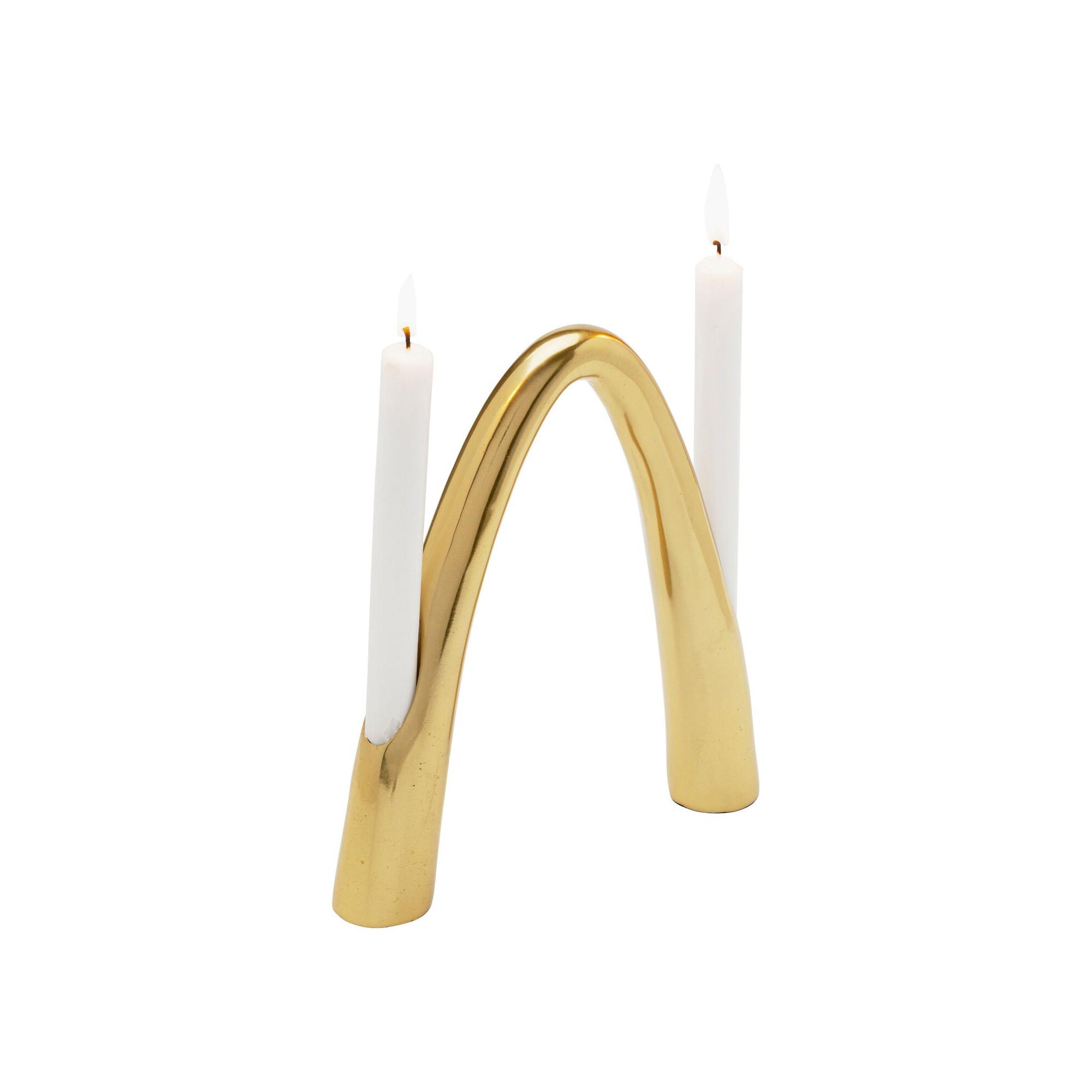 Chandelier Bow Duo doré 25cm