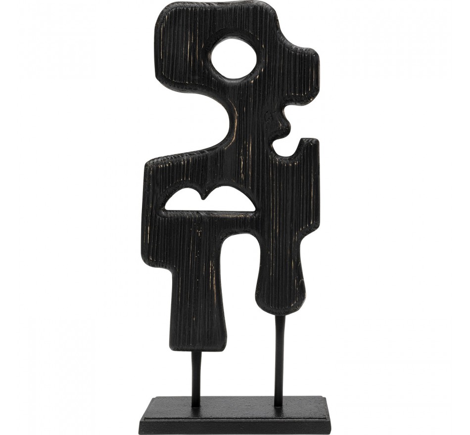 Woonaccessoires Art Shapes 32cm zwart Kare Design Woonaccessoires Art Shapes 32cm zwart Kare Design