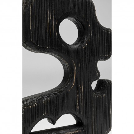 Woonaccessoires Art Shapes 32cm zwart Kare Design