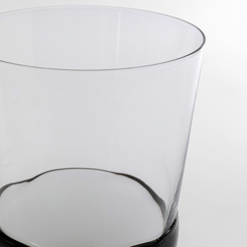 Water Glass Mimi grey (4/set) Kare Design