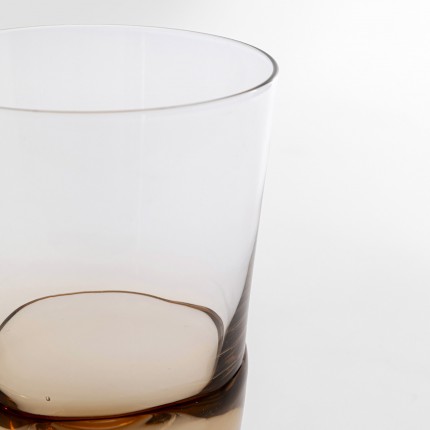 Waterglazen Mimi amber (6/set) Kare Design