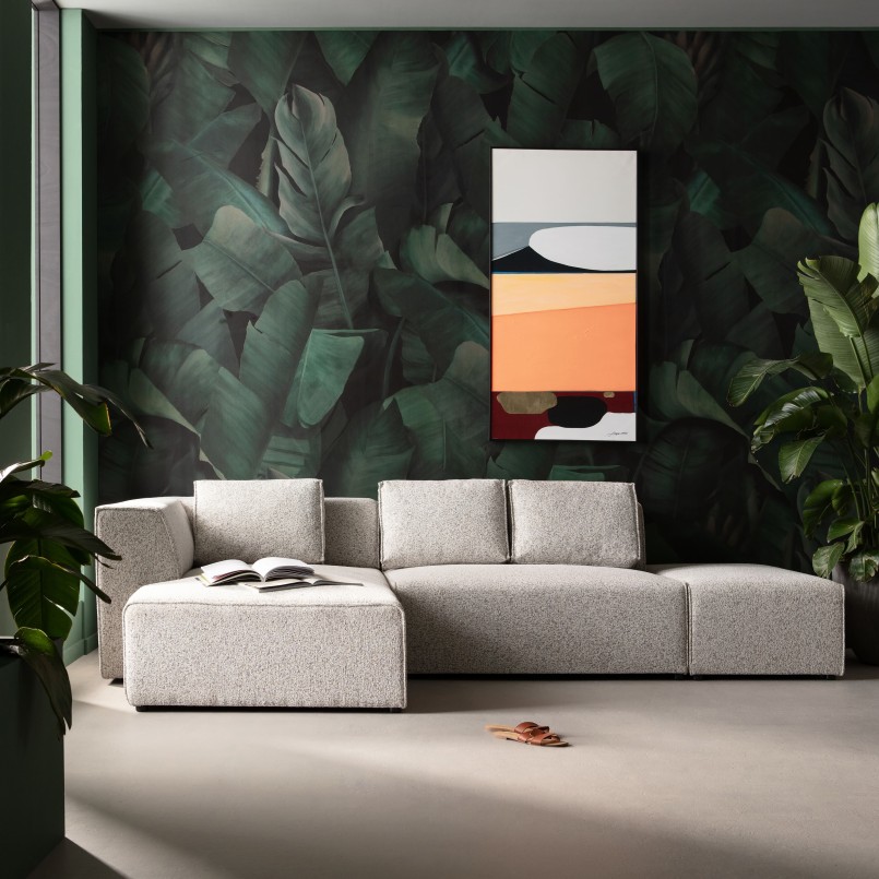 Hoekbank Infinity links machiato Kare Design