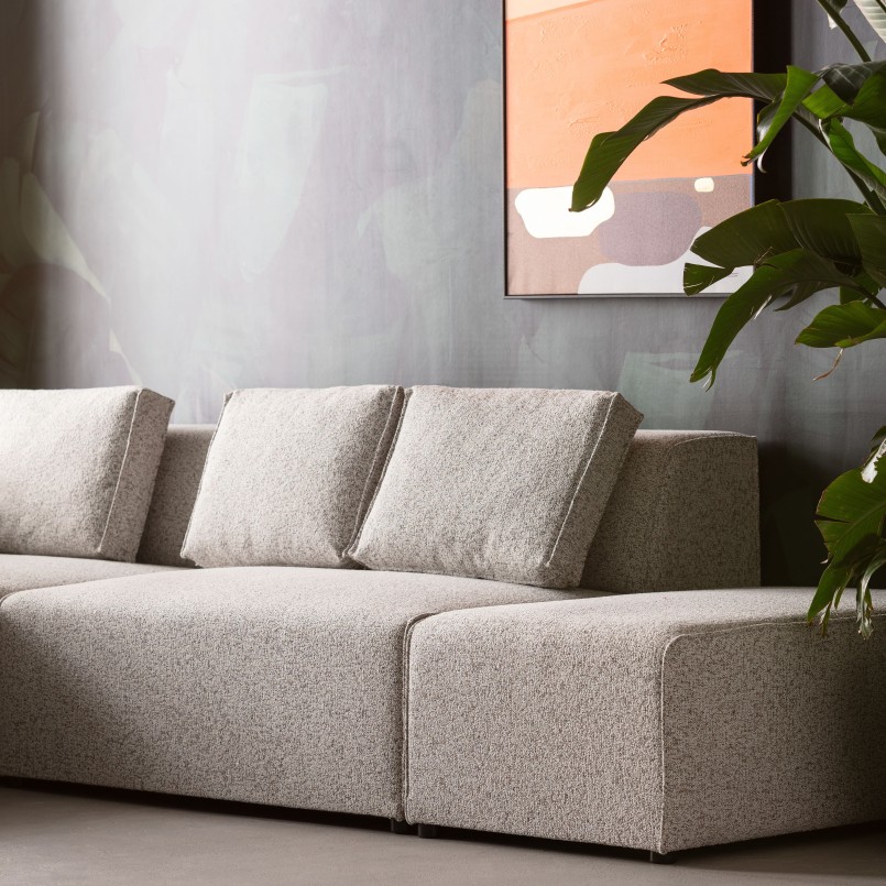 Hoekbank Infinity links machiato Kare Design