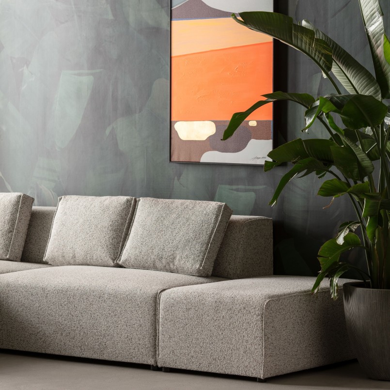 Hoekbank Infinity links machiato Kare Design