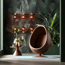 Ronde salontafel in walnoot - Cono - Kare Design