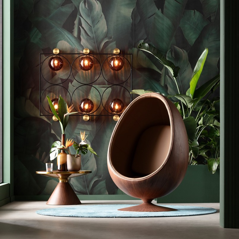 Ronde salontafel in walnoot - Cono - Kare Design