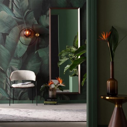 Stoel met armleuningen Cindy walnoot Kare Design