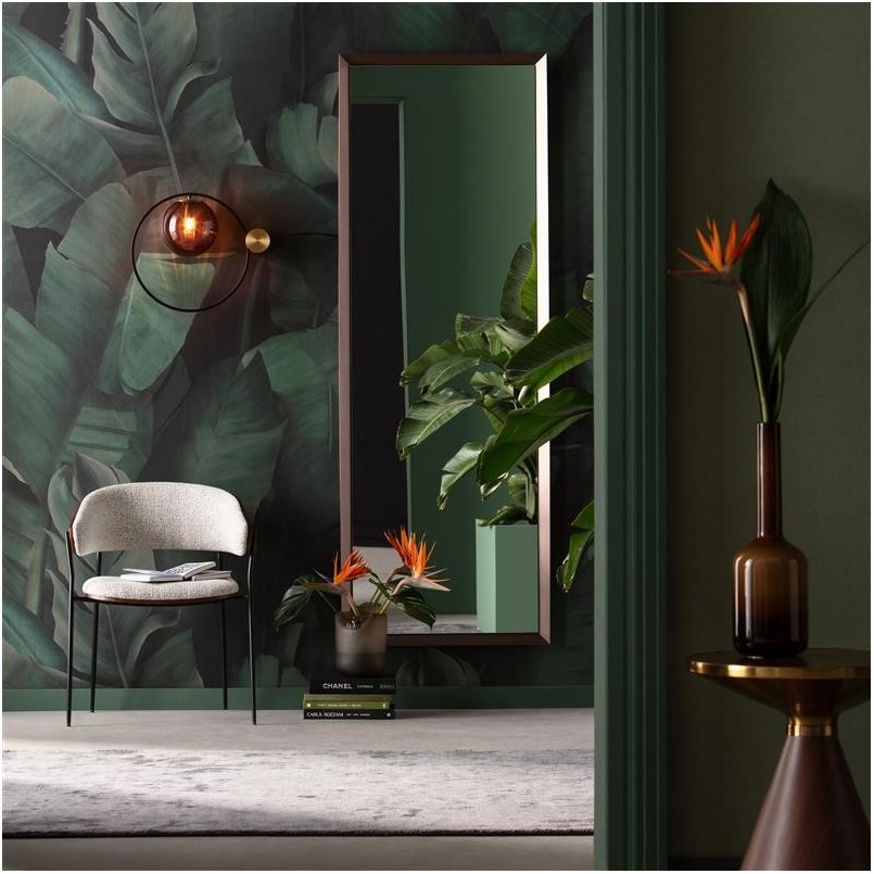 Stoel met armleuningen Cindy walnoot Kare Design