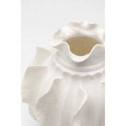 Vase Viento 23cm white Kare Design Vase Viento 23cm white Kare Design