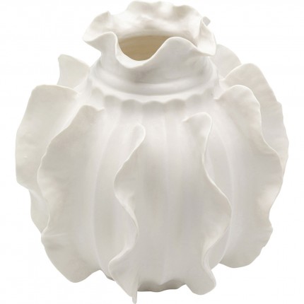Vase Viento 23cm white Kare Design Vase Viento 23cm white Kare Design