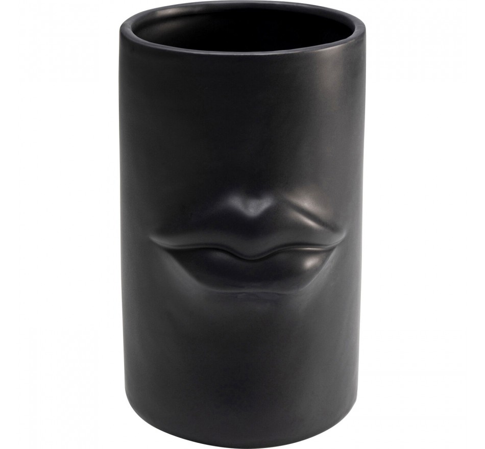 Vase Labbra 22cm black Kare Design Vase Labbra 22cm black Kare Design