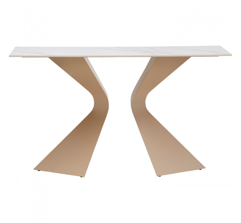 Console Gloria 140x45cm beige keramiek wit Kare Design Console Gloria 140x45cm beige keramiek wit Kare Design
