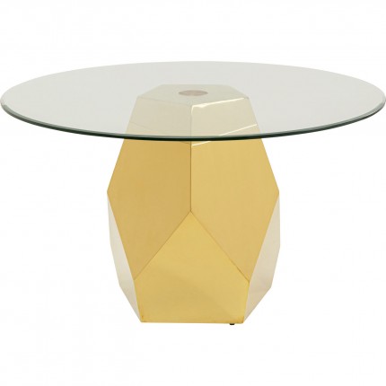Eettafel Ricchezza Ø130cm goud Kare Design