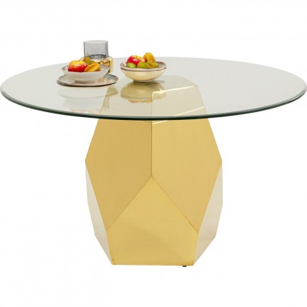 Eettafel Ricchezza Ø130cm goud Kare Design