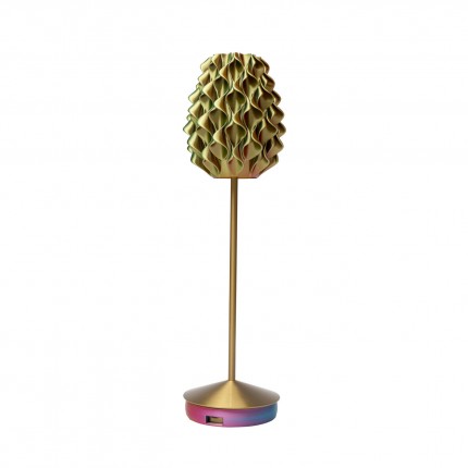Tafellamp Swirl Gold Sunset Kare Design