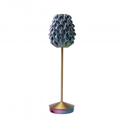 Table Lamp Swirl Gold Sunset Kare Design